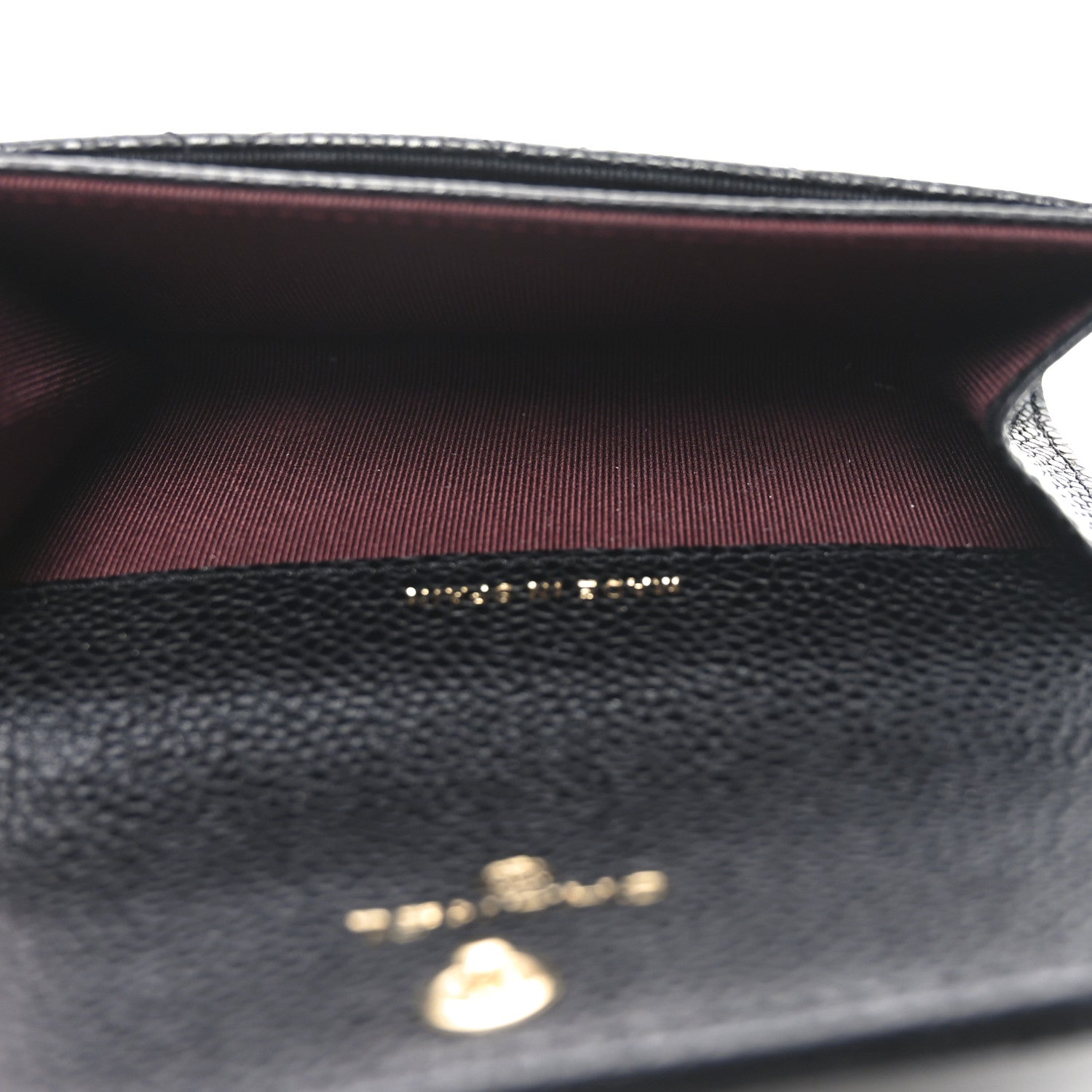 Chanel Caviar Quilted Flap Card Holder Black 5 of 9