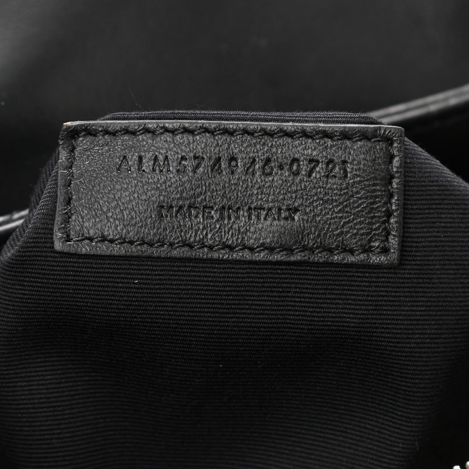 Saint Laurent Calfskin Y Quilted Monogram Medium Loulou Chain Satchel Black 8 of 9