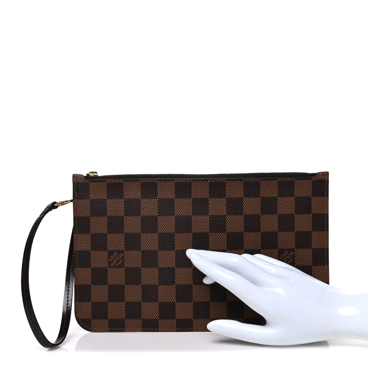 Louis Vuitton Damier Ebene Neverfull MM GM Pochette 2 of 8