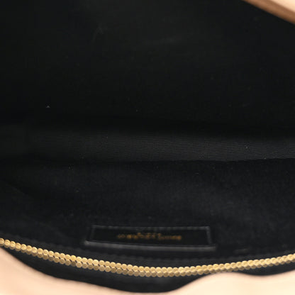 Saint Laurent Calfskin Y Quilted Monogram Medium Loulou Chain Satchel Dark Beige 6 of 12