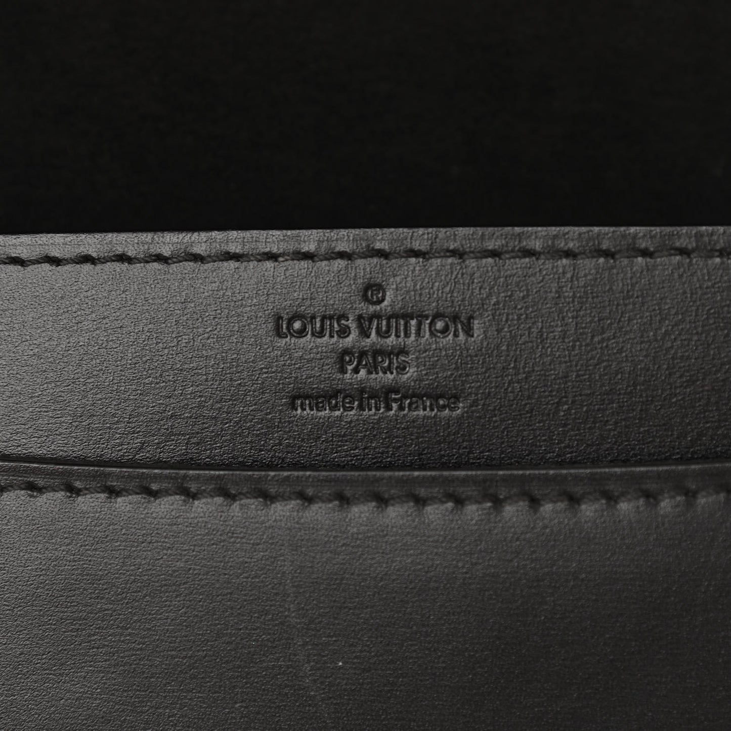 Calfskin Chain Louise MM Black
