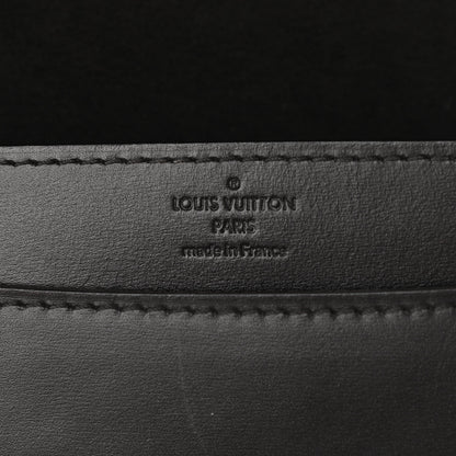 Louis Vuitton Calfskin Chain Louise MM Black 6 of 13