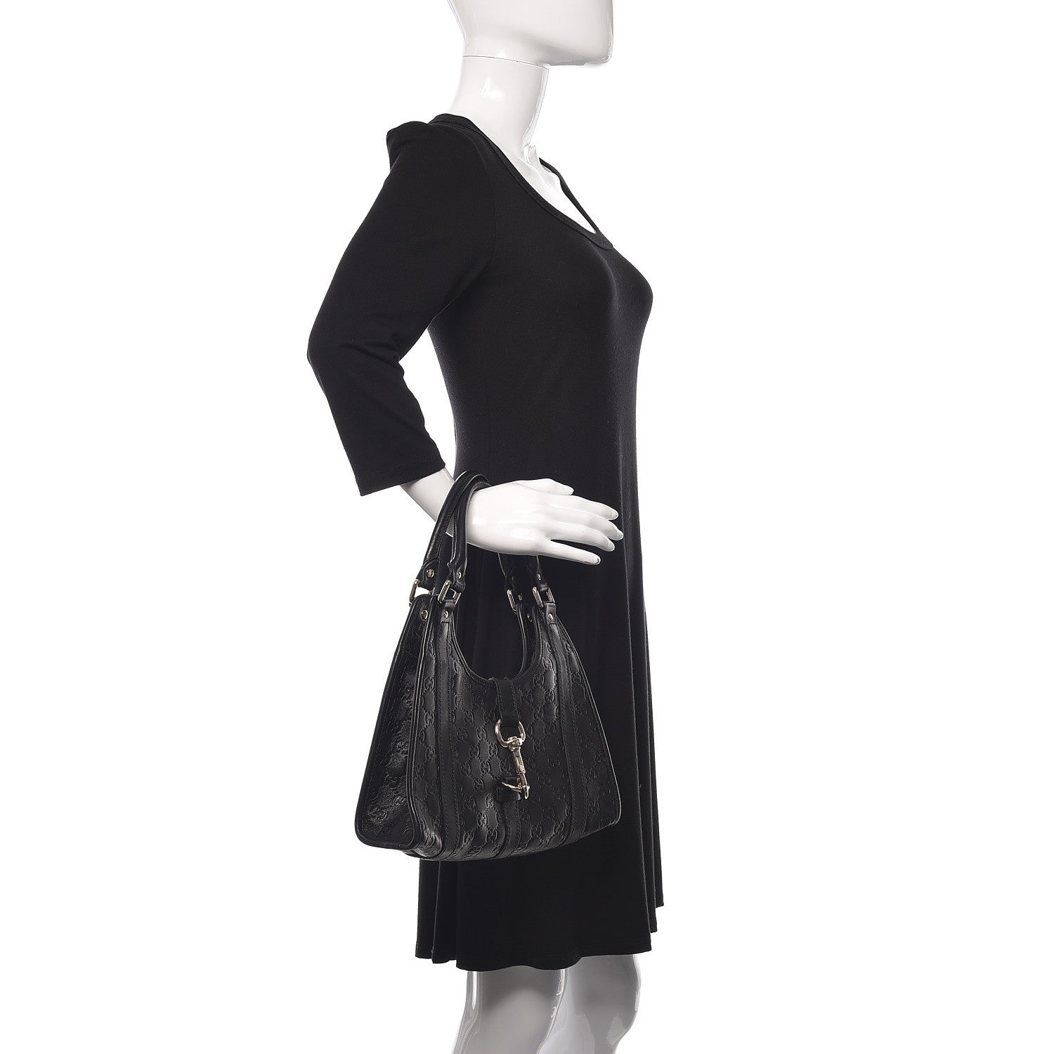 Gucci Guccissima Small Joy Shoulder Bag Black 2 of 11