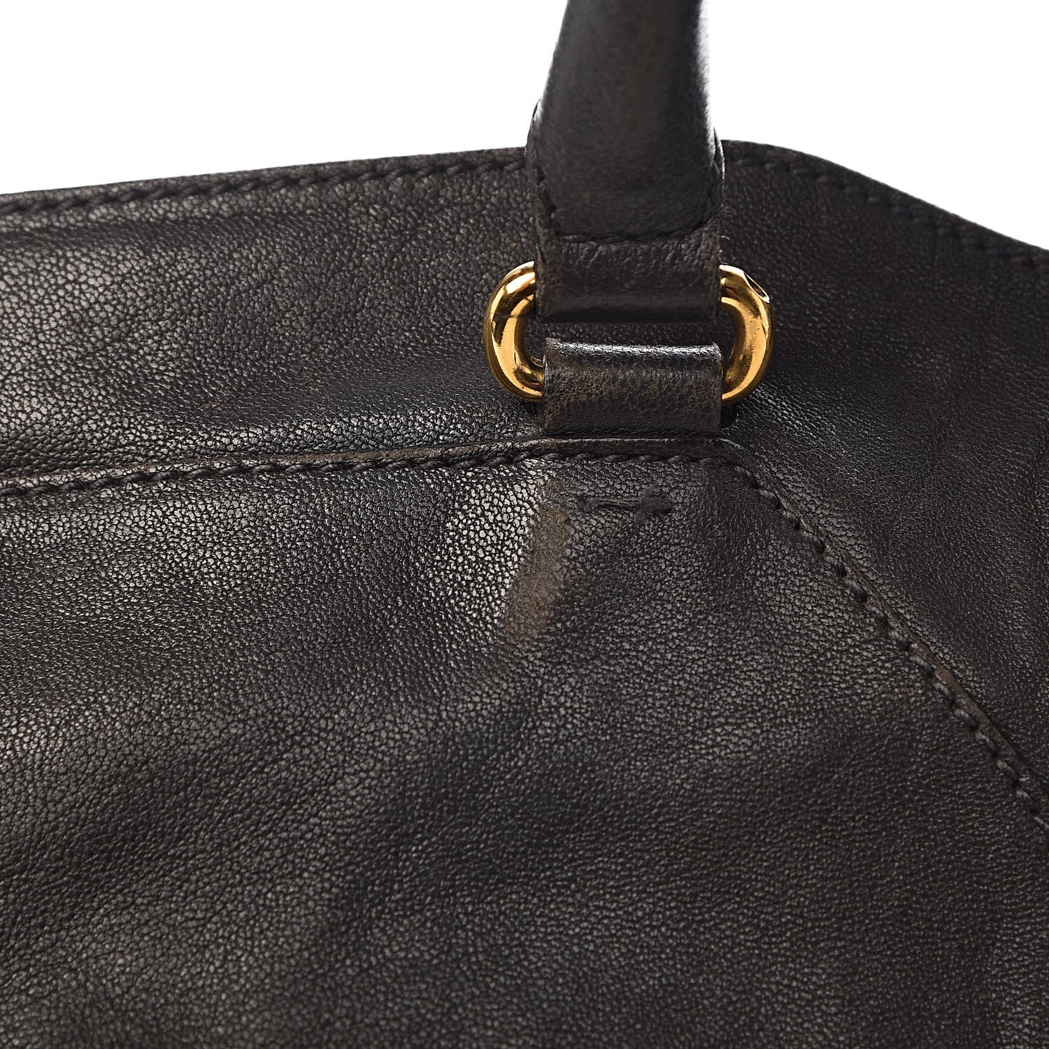 Saint Laurent Sheepskin Large Cabas ChYc Grey 29 of 30