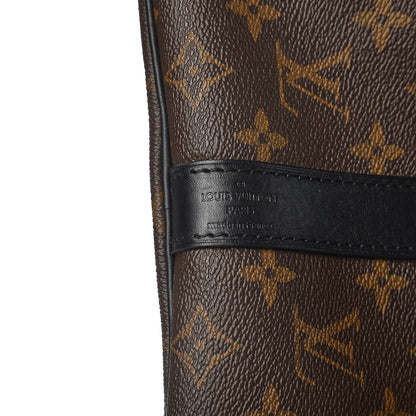 Louis Vuitton Monogram Macassar Keepall Bandouliere 45 6 of 10