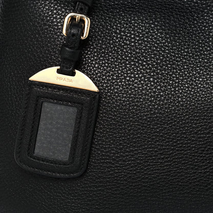 Prada Vitello Daino Tote Black 8 of 14