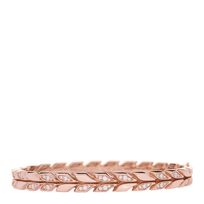 Tiffany 18K Rose Gold Diamond Victoria Vine Bracelet 1 of 5