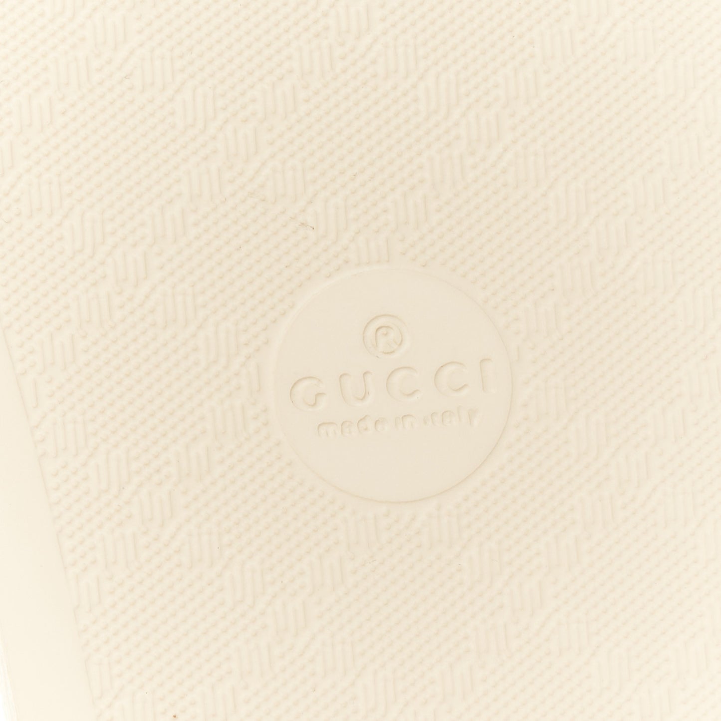 Rubber Apollo Slide Sandals 36 Antique White