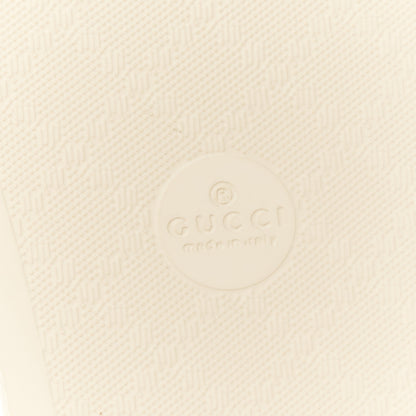 Gucci Rubber Apollo Slide Sandals 36 Antique White 8 of 10