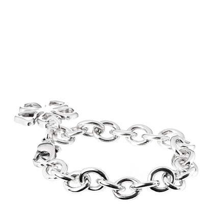 Tiffany Sterling Silver Flower Charm Bracelet 3 of 4