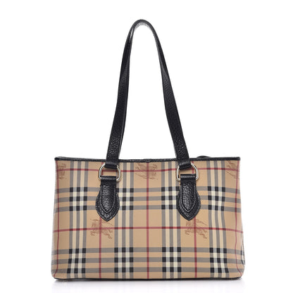 Burberry Haymarket Check Medium Regent Tote Black 1 of 8