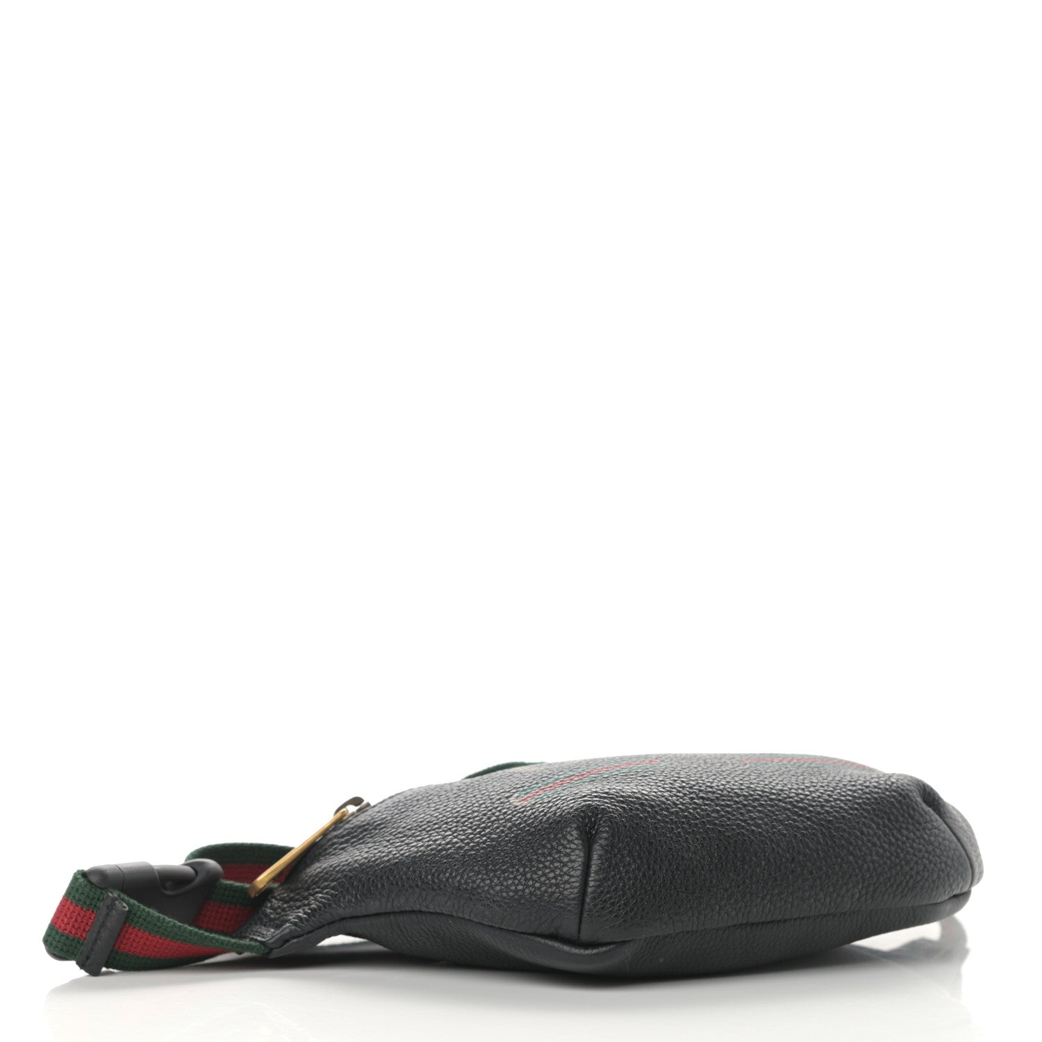 Gucci Grained Calfskin Small Logo Belt Bag Black 4 of 10