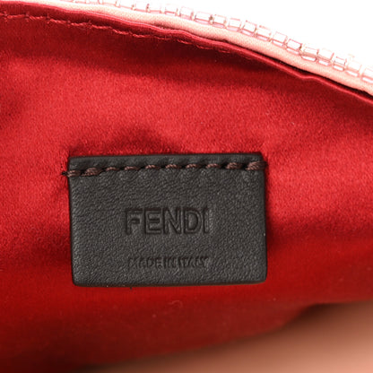 Fendi Sequin Paillettes Vitello Grace Sex and the City Mini Baguette Baby Pink 8 of 12