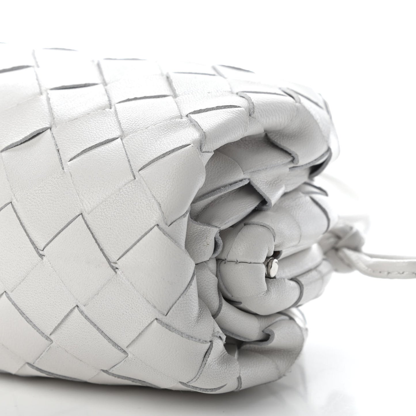 Nappa Intrecciato The Mini Pouch Chalk