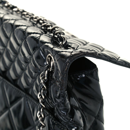Chanel Patent Quilted Jumbo Flap Black 12 of 12