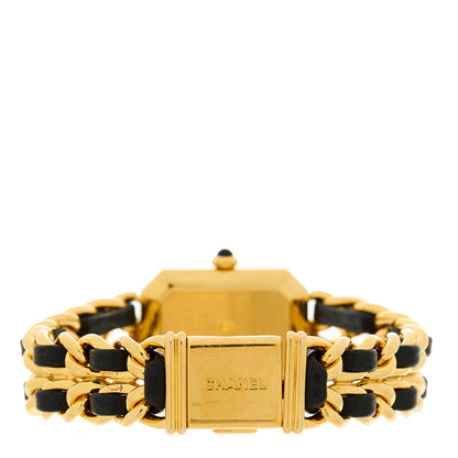 Chanel Stainless Steel Lambskin 20mm Chain Premiere Quartz Watch Gold M 3 of 4