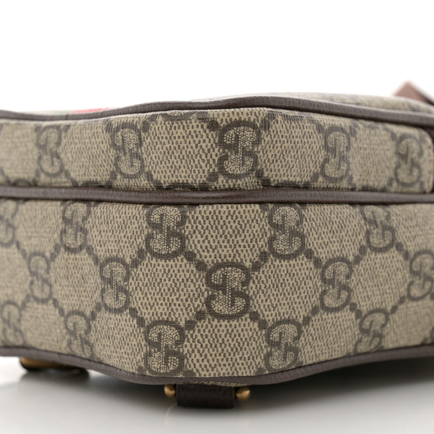 Gucci GG Supreme Monogram Web Mini Ophidia Messenger Brown 10 of 10