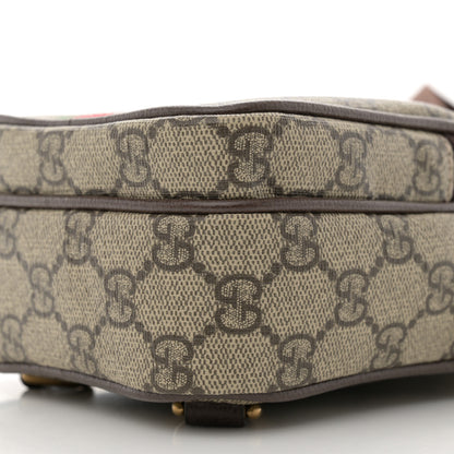 Gucci GG Supreme Monogram Web Mini Ophidia Messenger Brown 10 of 10