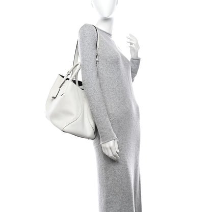 Christian Dior Supple Grained Calfskin Open Bar Tote White 2 of 10