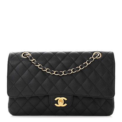 Chanel Caviar Quilted Medium Double Flap Black 1 of 11