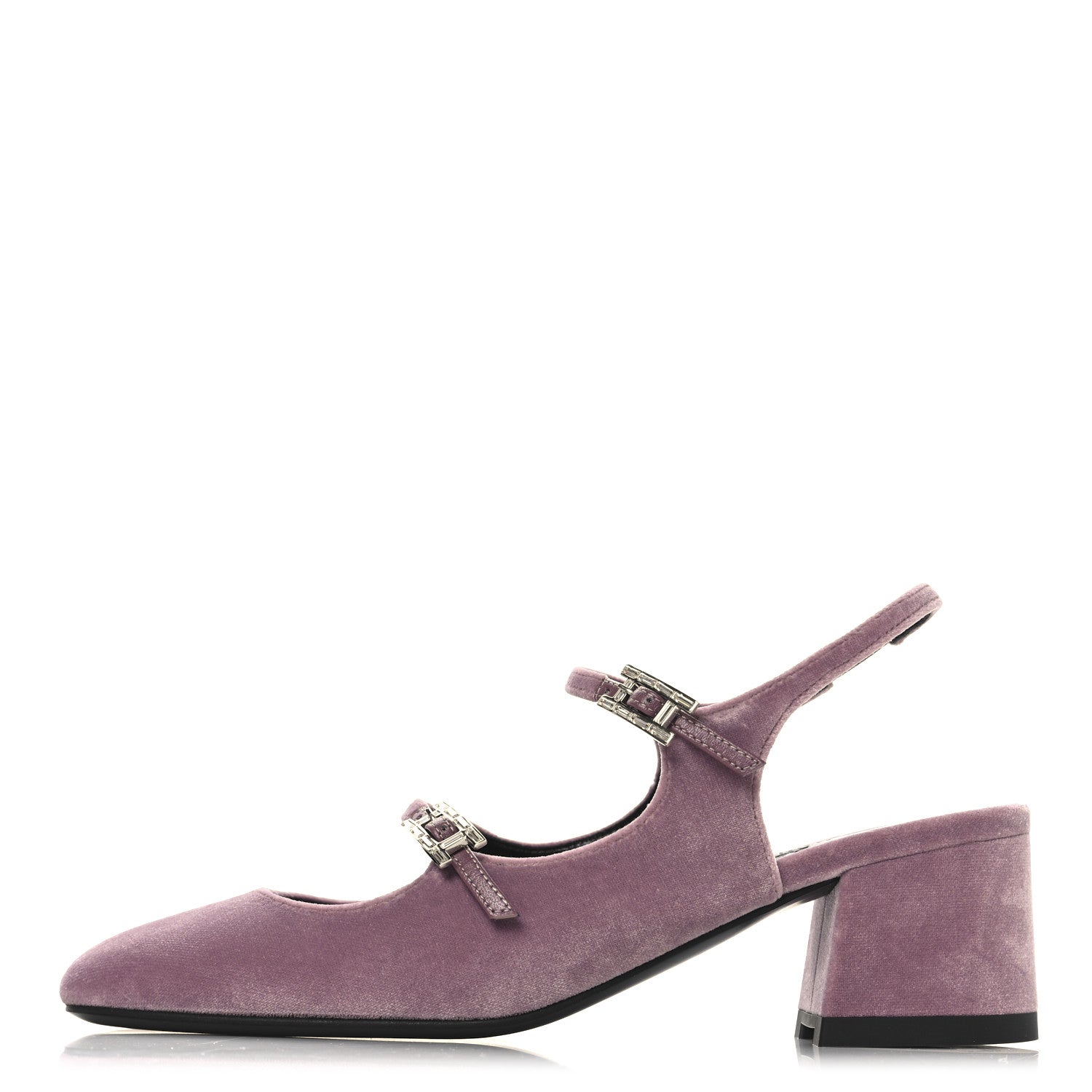 Hermes Velvet Jackie 50 Pumps 36.5 Bruyere 1 of 10