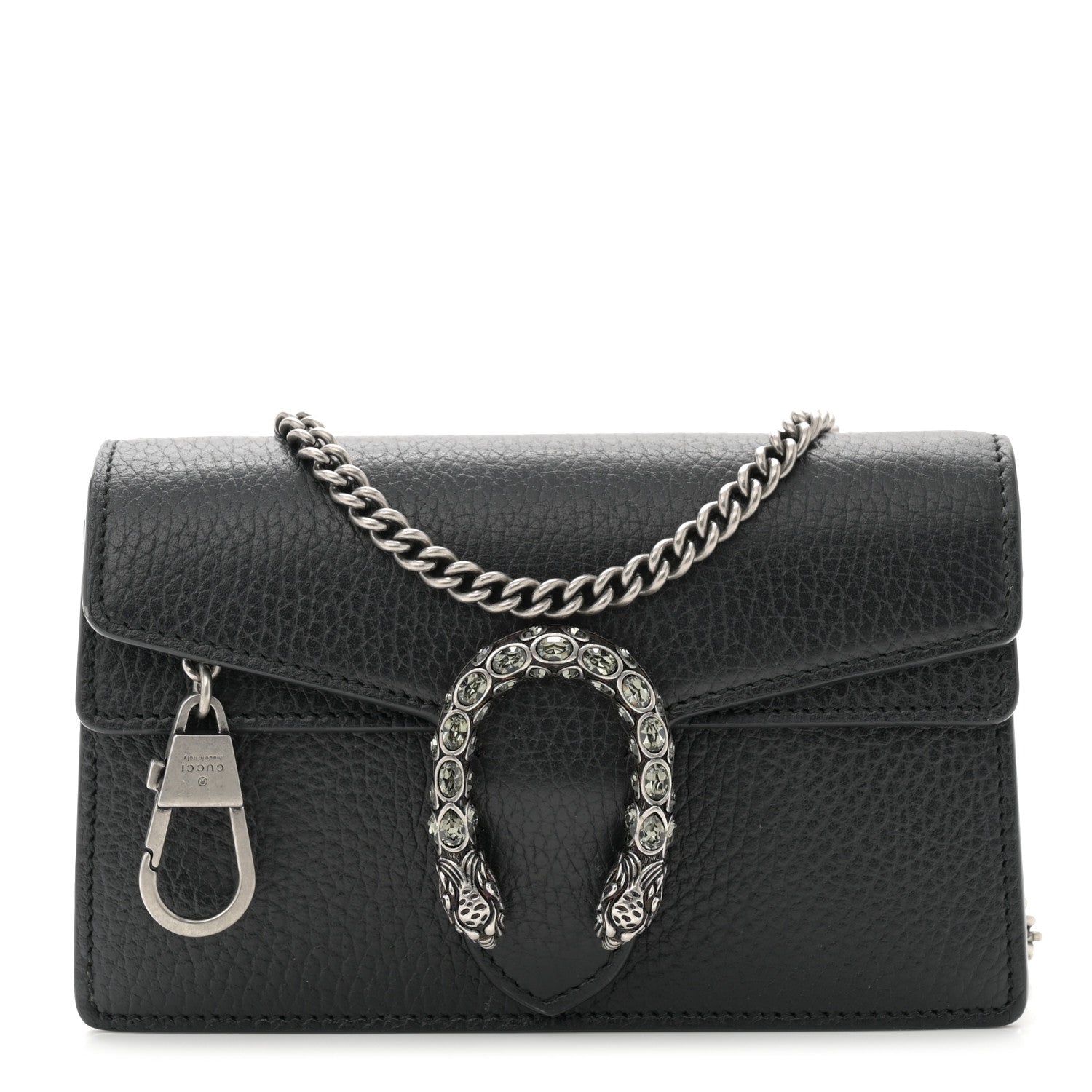 Gucci Calfskin Super Mini Dionysus Shoulder Bag Black 1 of 10