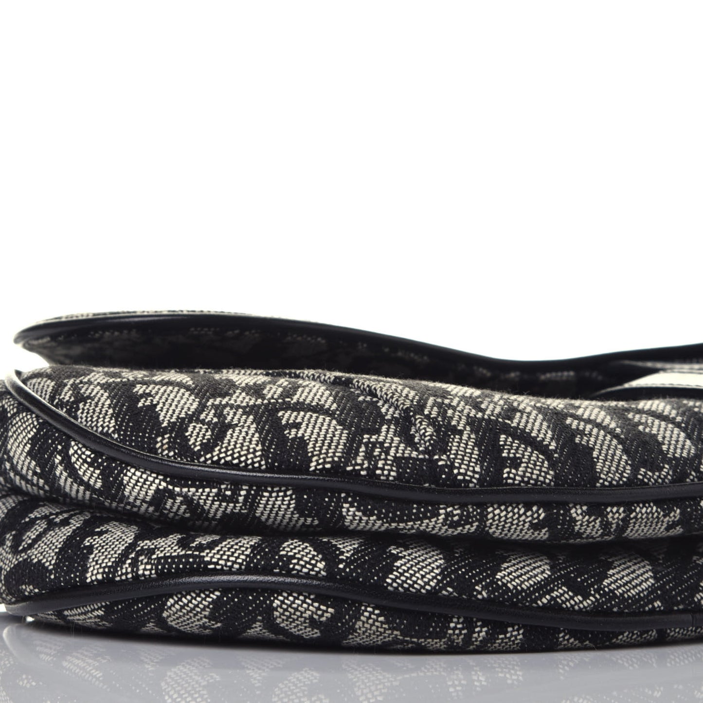 Monogram Saddle Bag Black