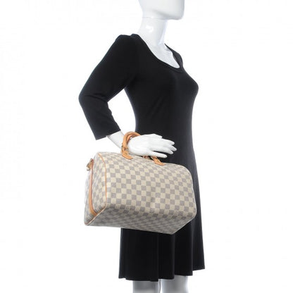 Louis Vuitton Damier Azur Speedy Bandouliere 30 3 of 8