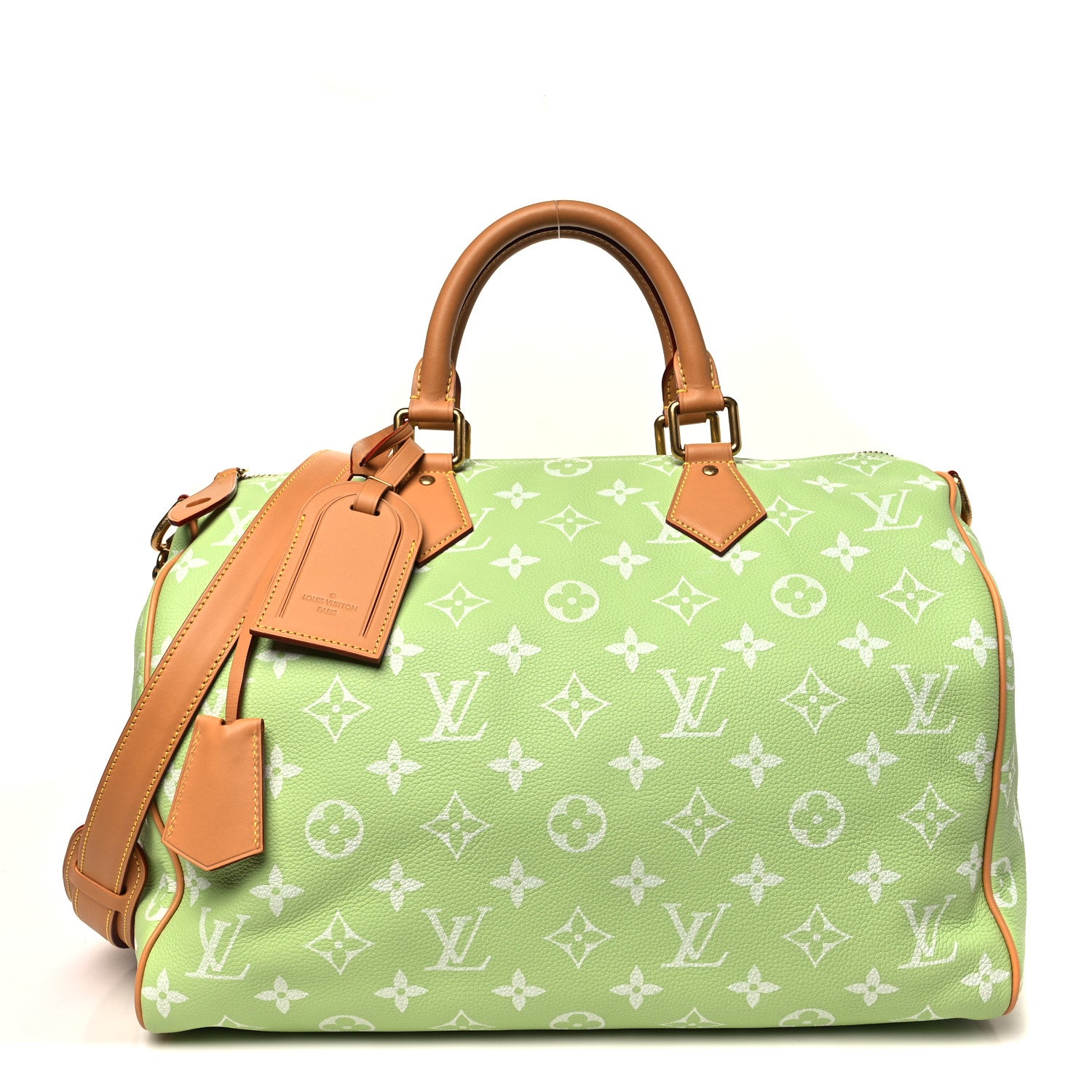 Louis Vuitton Calfskin Monogram Speedy P9 Bandouliere 40 Frozen