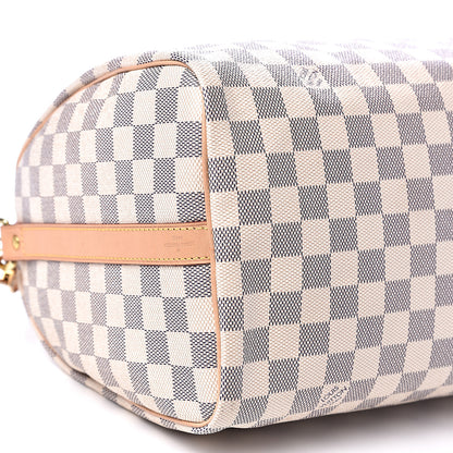 Louis Vuitton Damier Azur Speedy Bandouliere 30 7 of 12