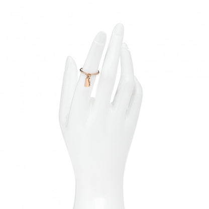 Hermes 18K Rose Gold Diamond Kelly Clochette Ring 50 5.25 2 of 5