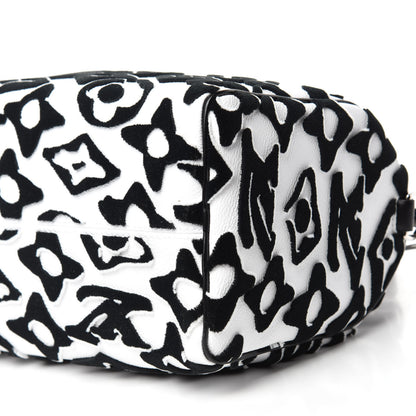Louis Vuitton X UF Tufted Monogram Speedy Bandouliere 25 White Black 7 of 10