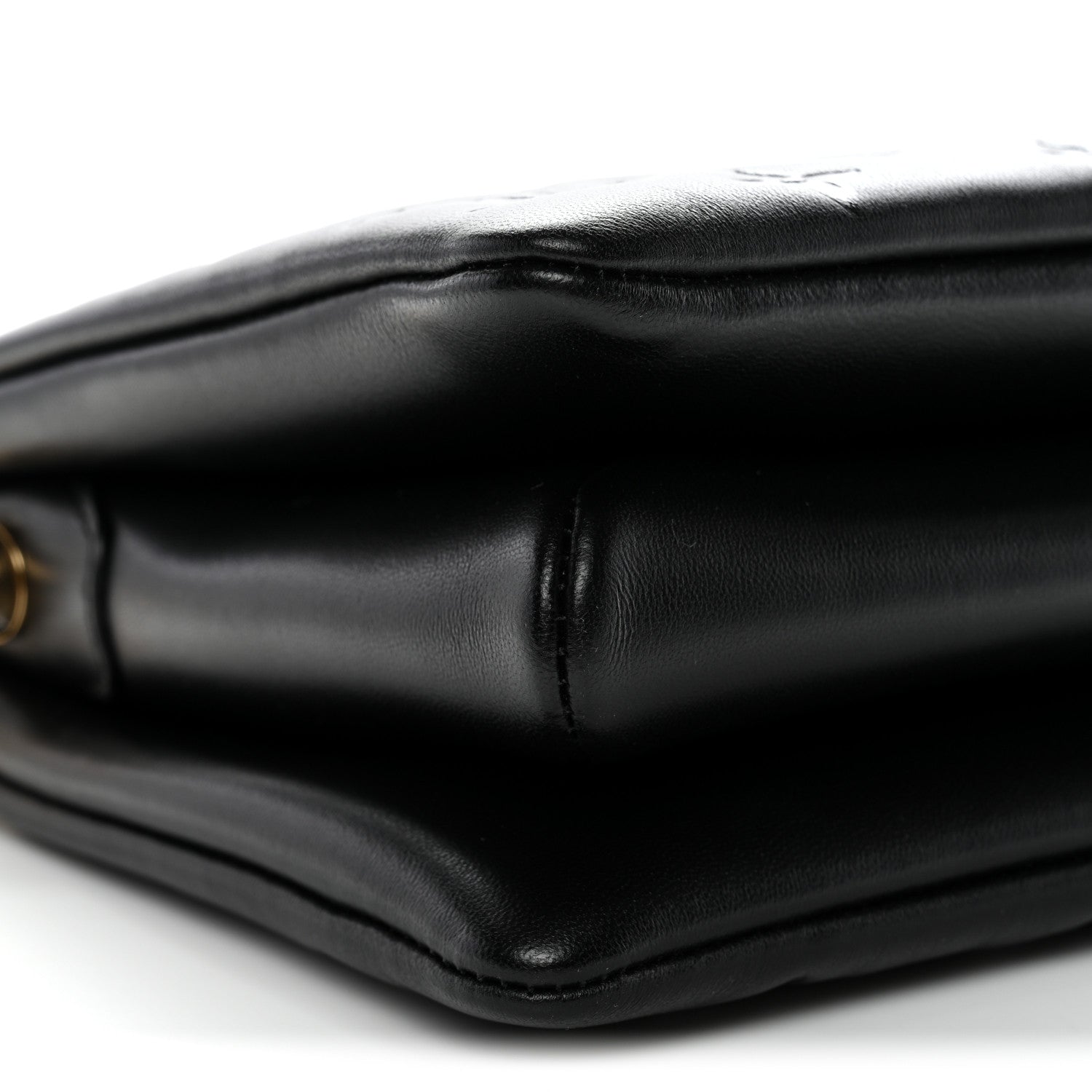 Louis Vuitton Lambskin Embossed Monogram Coussin BB Black 8 of 9
