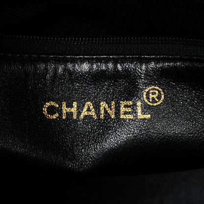 Chanel Lambskin Quilted Medallion Tote Black 6 of 8