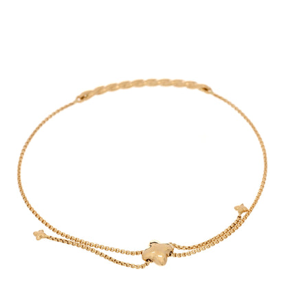 David Yurman 18K Yellow Gold Petite Sculpted Cable Station Bracelet 2 of 3