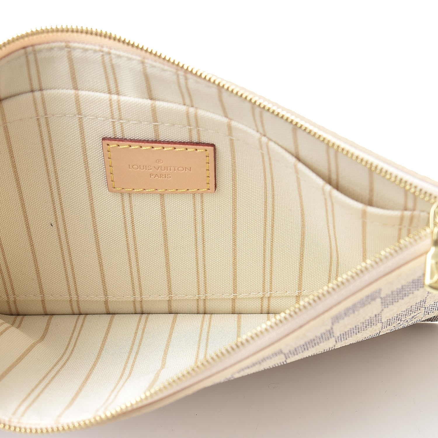 Louis Vuitton Damier Azur Neverfull MM GM Pochette 5 of 8