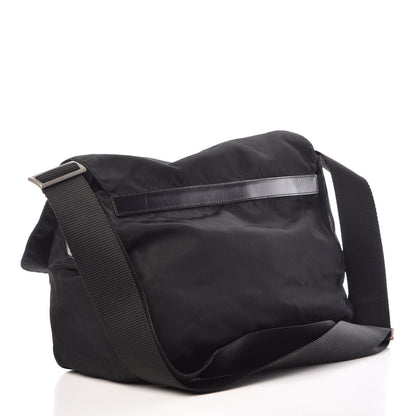 Prada Nylon Vela Messenger Bag Black 3 of 11