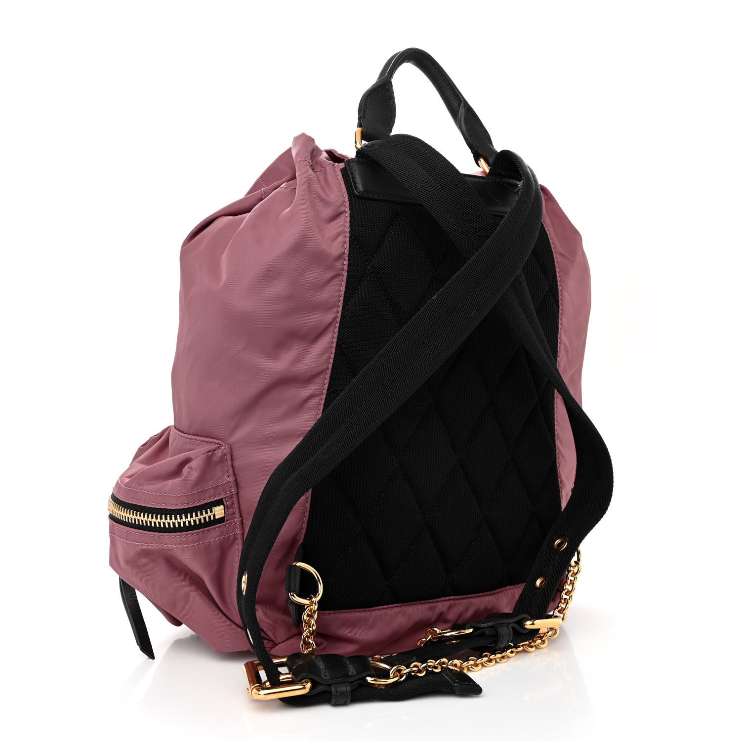 Burberry Nylon Medium Rucksack Backpack Mauve Pink 2 of 9