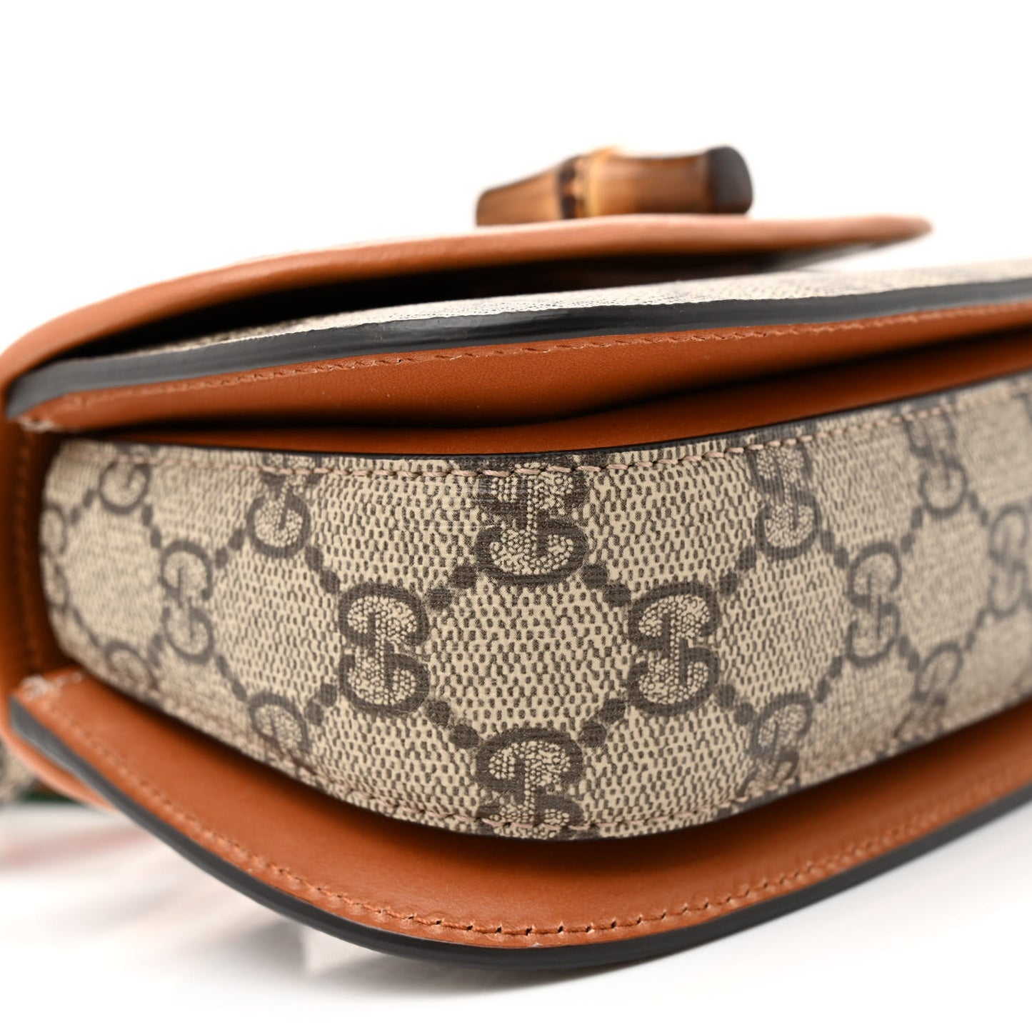 GG Supreme Monogram Web Bamboo Mini 1947 Belt Bag 95 38 Beige