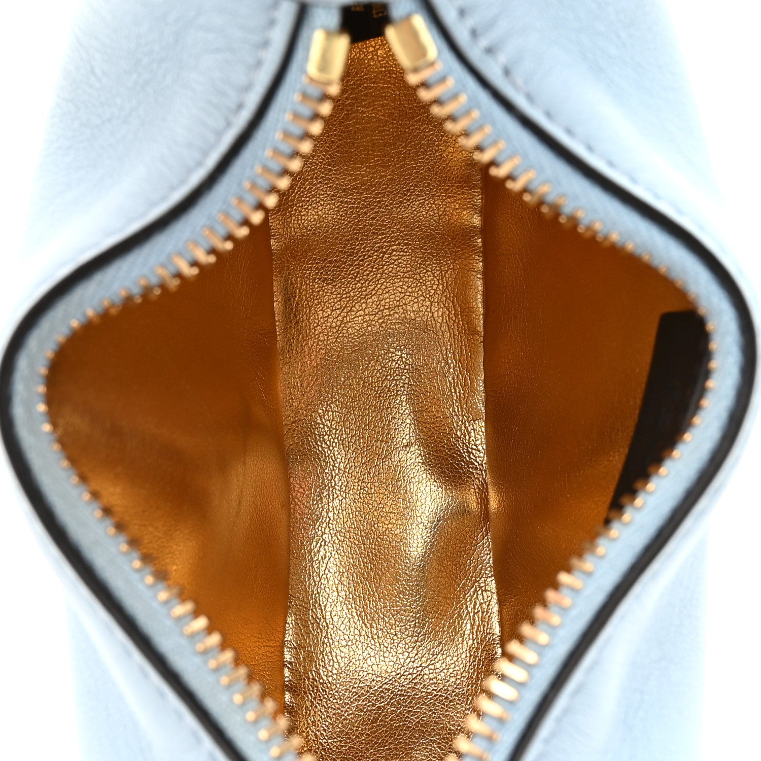 Fendi Vitello Grace Matte Nano Fendigraphy Hobo Charm Azzurro Baby 5 of 10