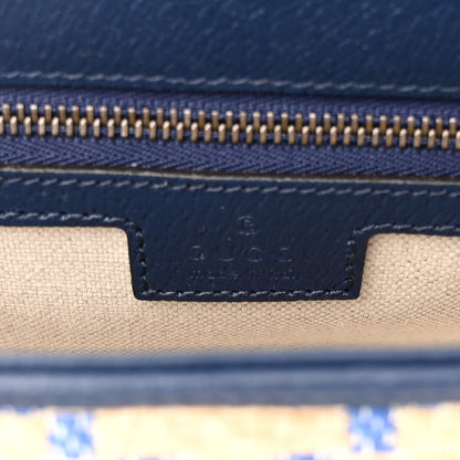 Gucci Raffia GG Monogram Matelasse Small GG Marmont Shoulder Bag Natural Royale Off White 6 of 10