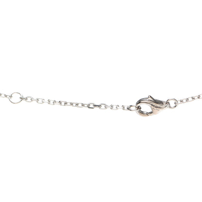Cartier 18K White Gold Diamond Interlocking LOVE Paved Necklace 5 of 5