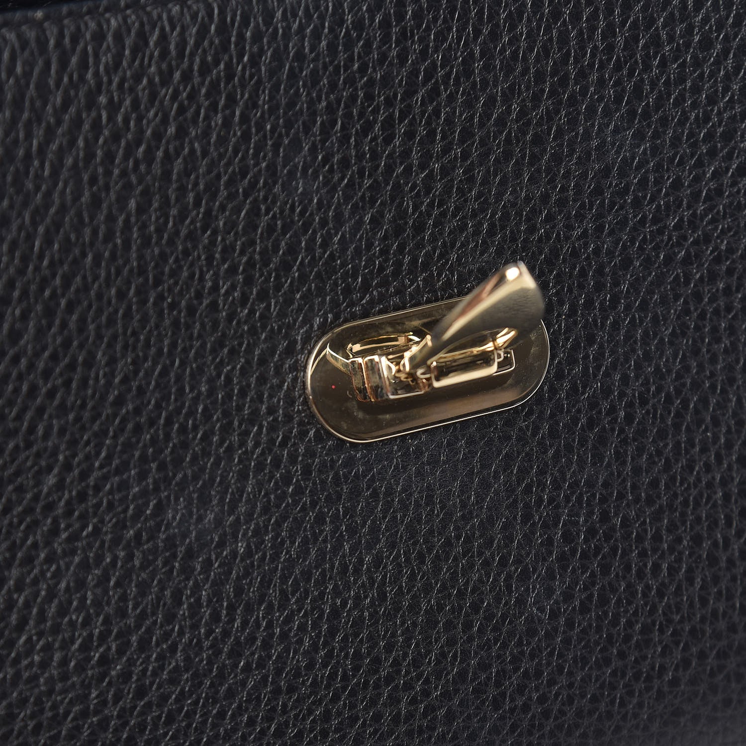 Valentino Garavani Pebbled Calfskin Medium Rockstud Flap Saddle Bag Black 9 of 14