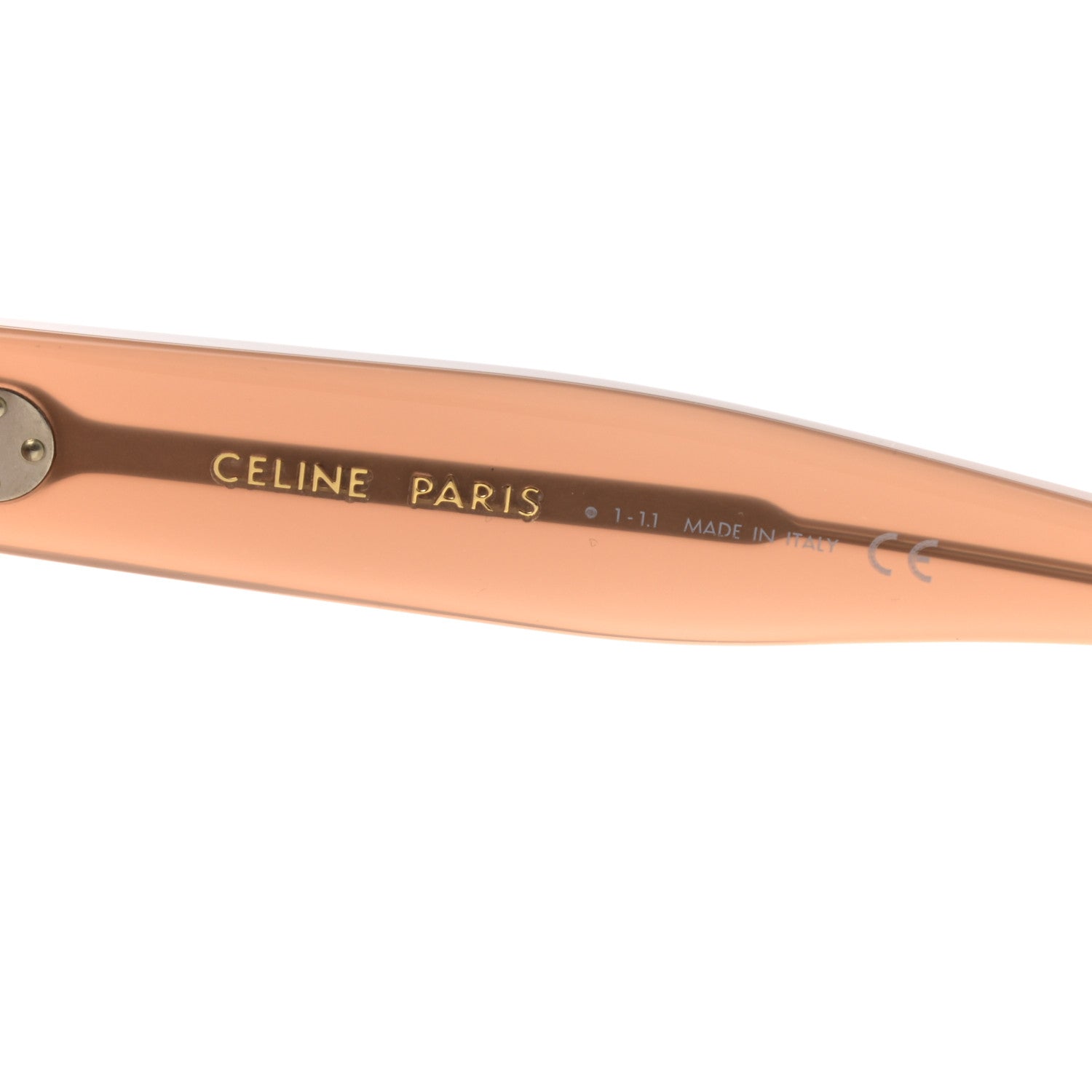 Celine New Audrey CL4002UN Sunglasses Milky Hazelnut 6 of 7