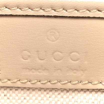Gucci Boarded Dyana Lux Calfskin Web Small Bamboo 1947 Top Handle Bag Oatmeal 7 of 11