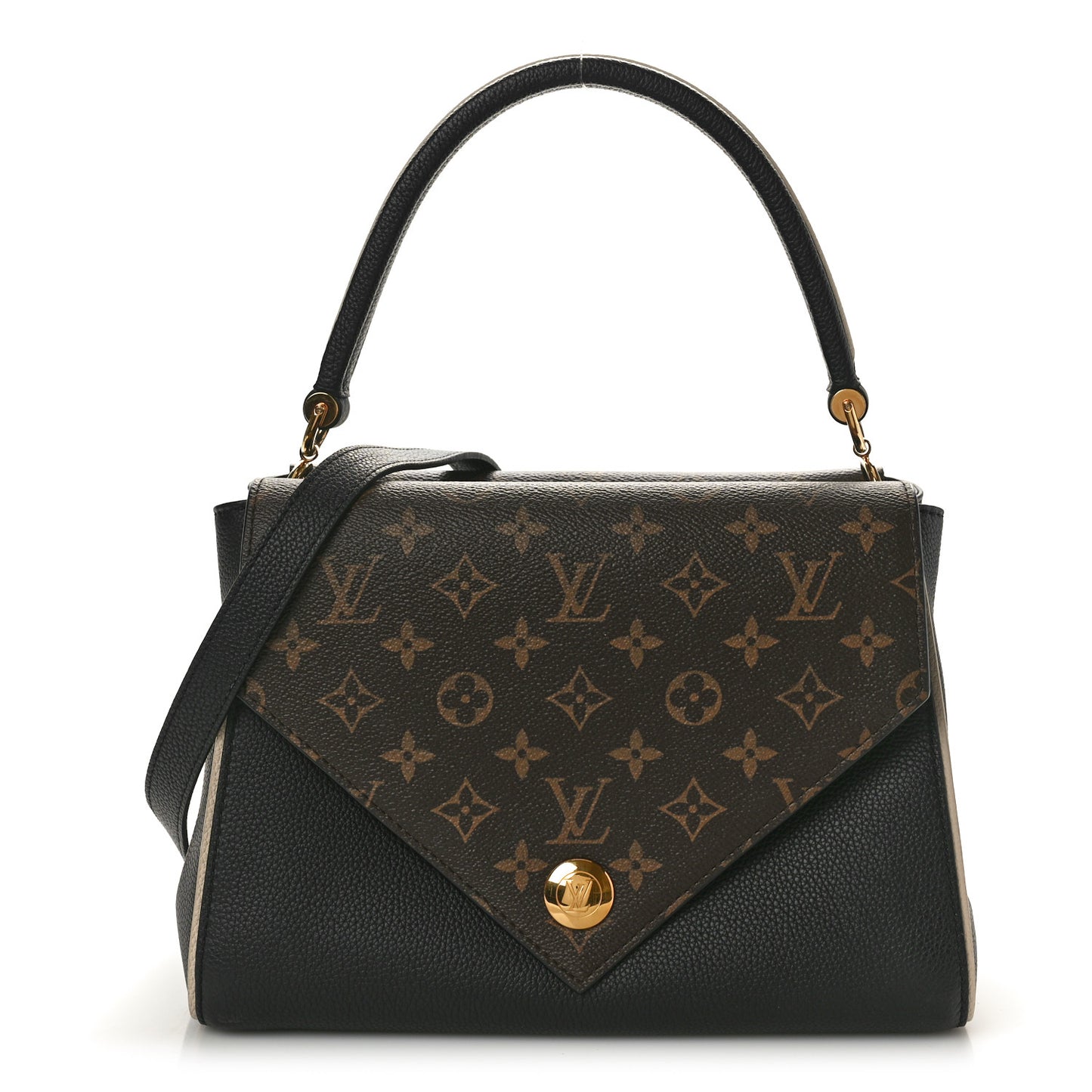 Monogram Double V Black