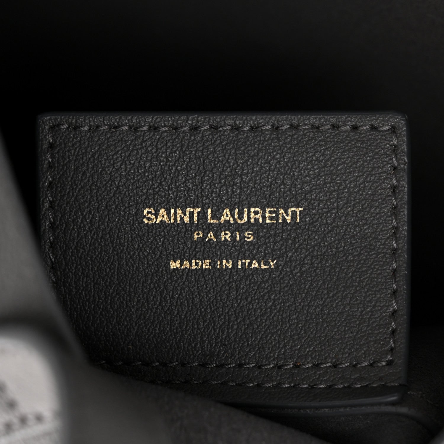 Saint Laurent Calfskin Large Shopping Tote Asphalt 7 of 11