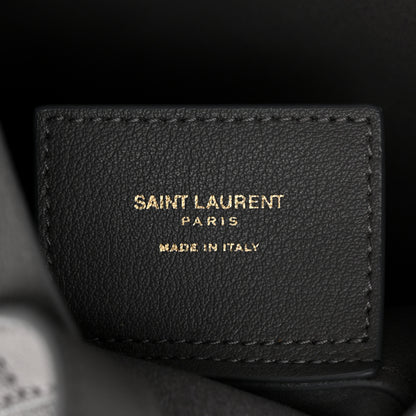 Saint Laurent Calfskin Large Shopping Tote Asphalt 7 of 11