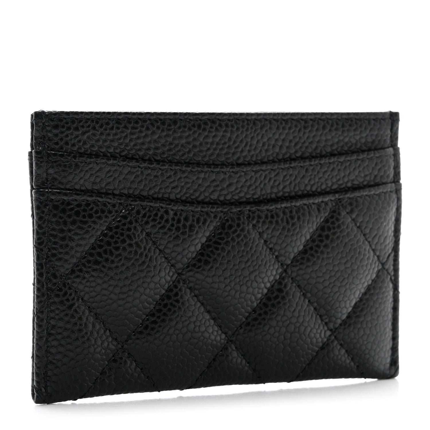 Chanel Caviar Quilted Card Holder Black 3 of 9