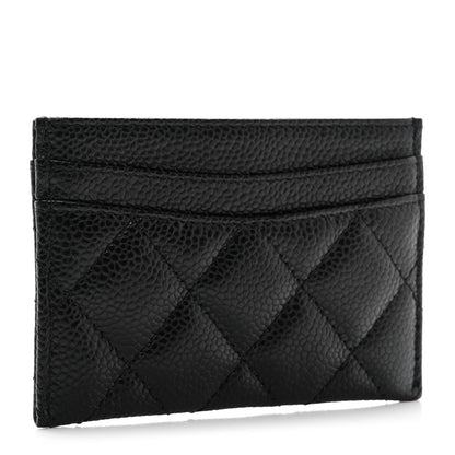 Chanel Caviar Quilted Card Holder Black 3 of 9
